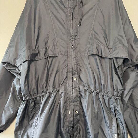 Helly Hansen Black Packable Zip Up Jacket Size Large Nylon Polyester Winter - Picture 3 of 14